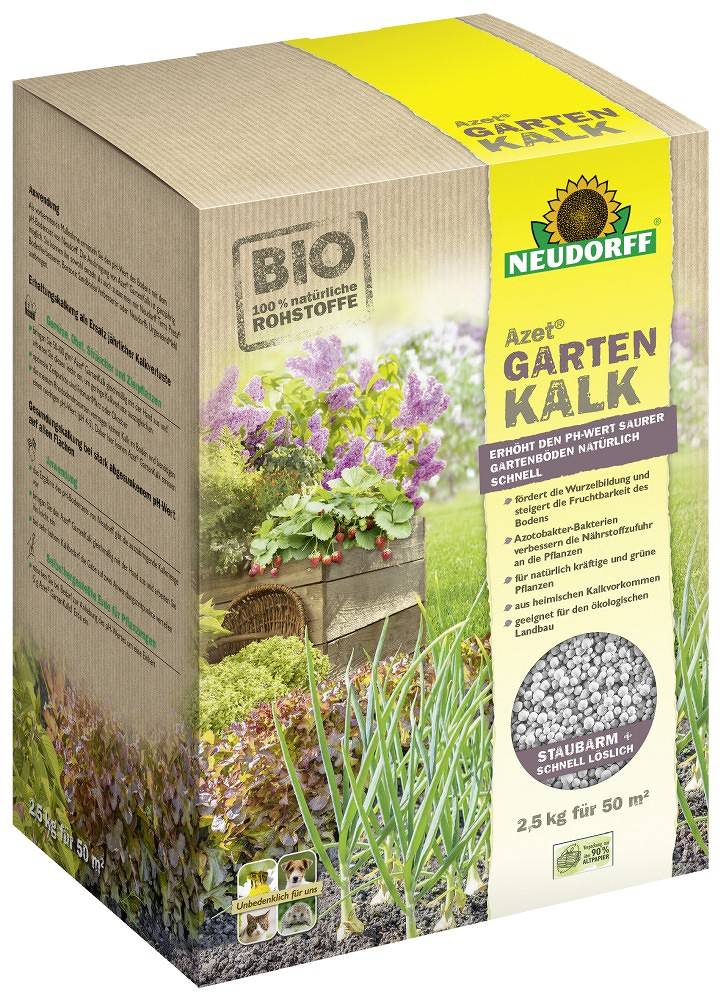Neudorff Azet Gartenkalk 2,5 kg für 50m²