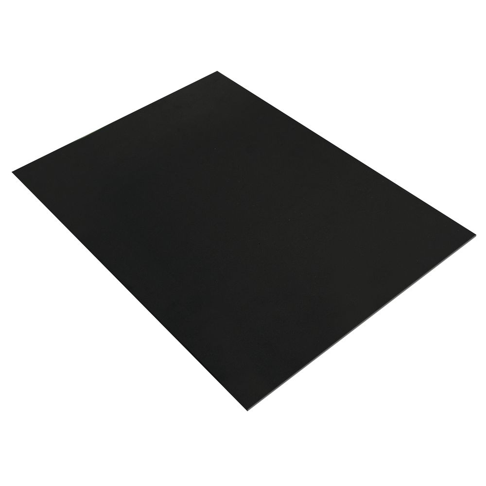 Moosgummi Platte, schwarz