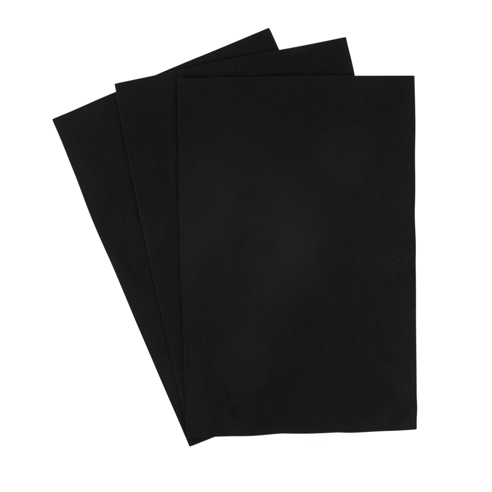 Filzzuschnitte schwarz
