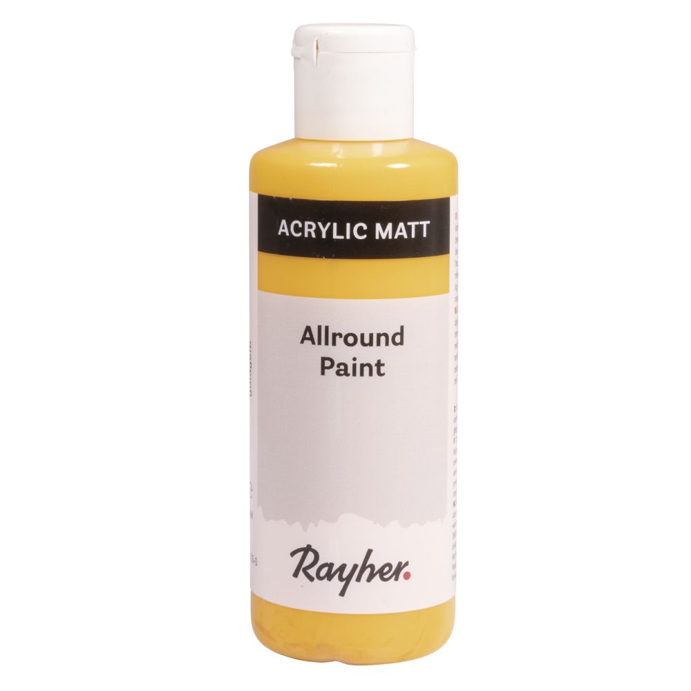 Acrylfarbe, Allround Paint, goldgelb, 80 ml