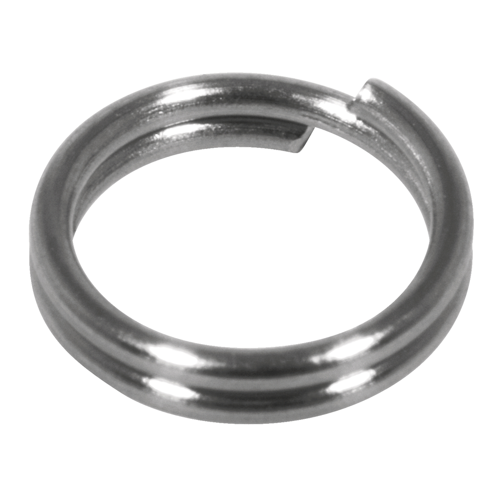 Edelstahl Spaltring, 8mm ø platin