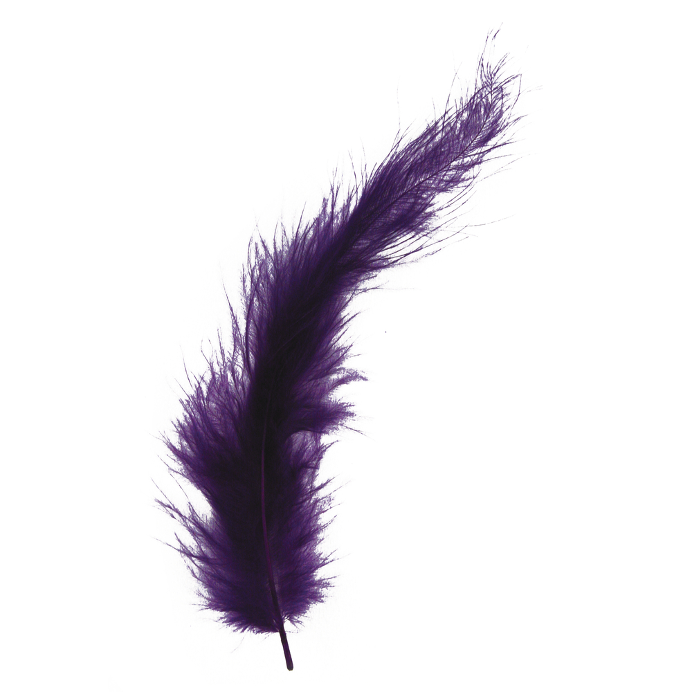 Flauschfeder lila
