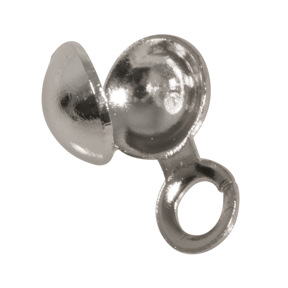 Quetschkalotte, 5 mm ø, platin