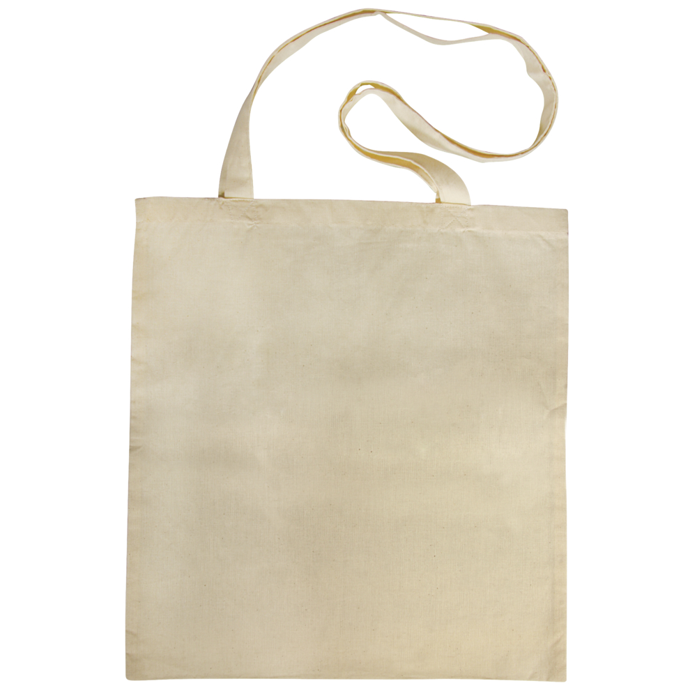 Baumwoll-Tasche mit langen Henkeln
