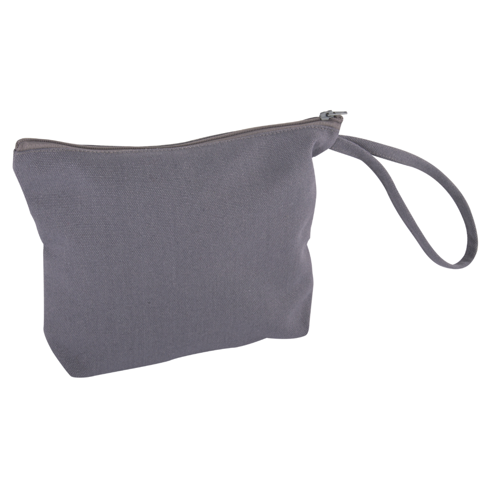 Kosmetiktasche mit Reißverschluss, mausgrau