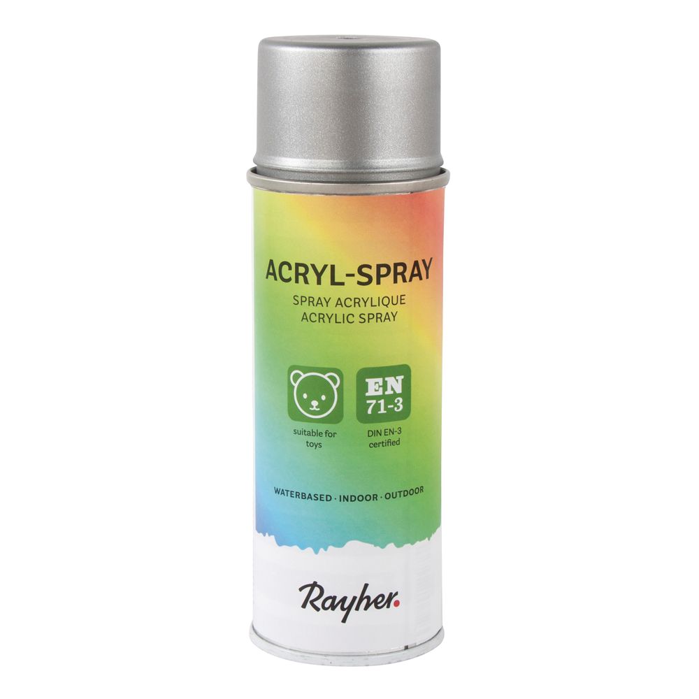 Acryl Spray brilliant silber 200ml