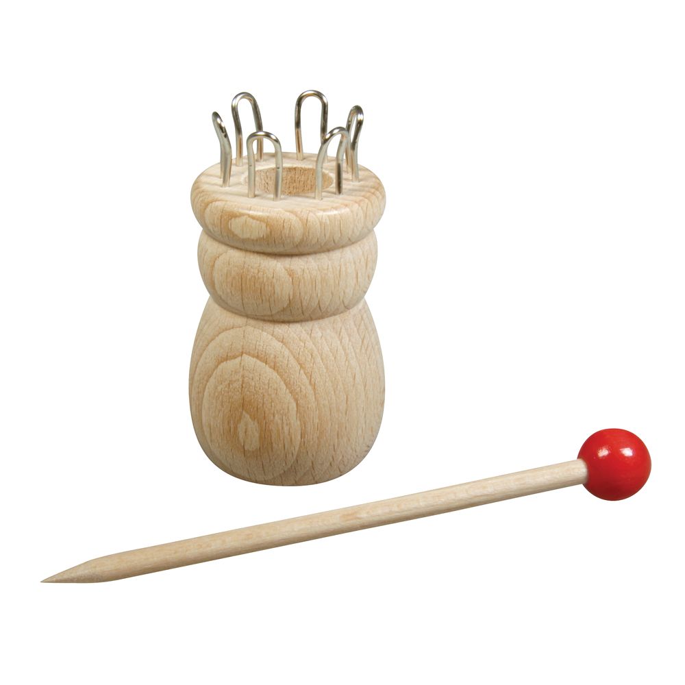 Holz Strickliesel +Nadel