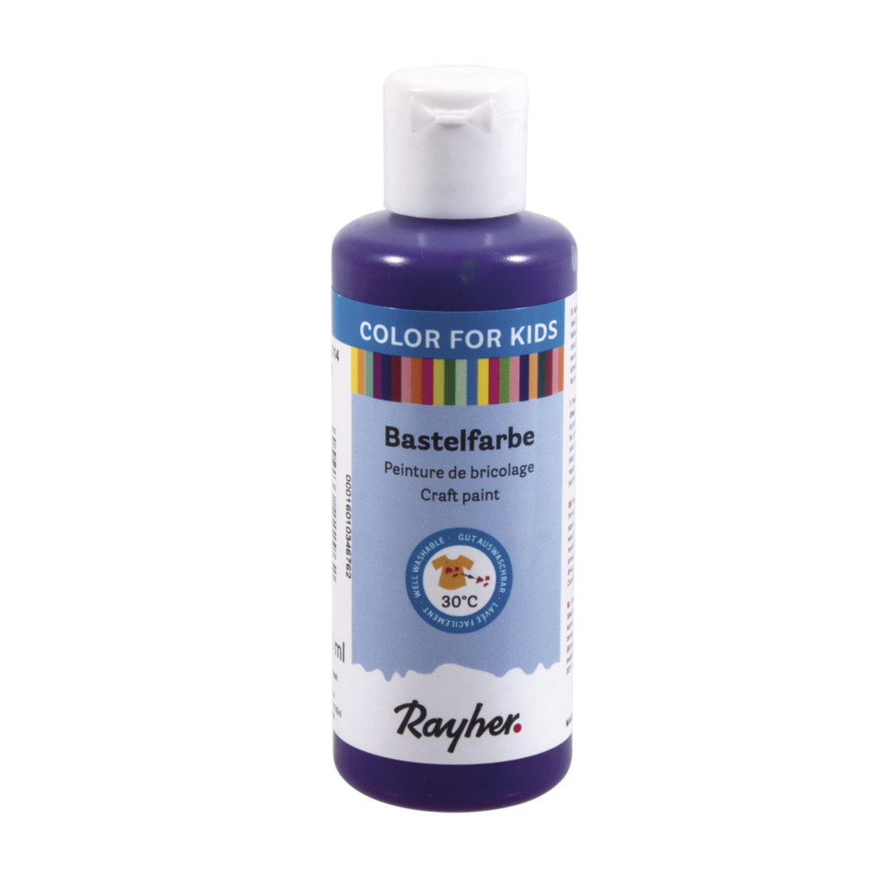 Kinder-Bastelfarbe 80 ml violett