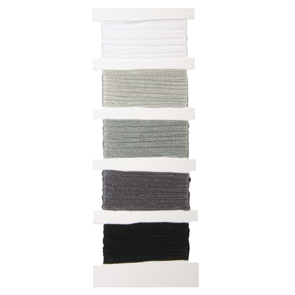 Baumwoll-Garn Stitch & Knot steingrau