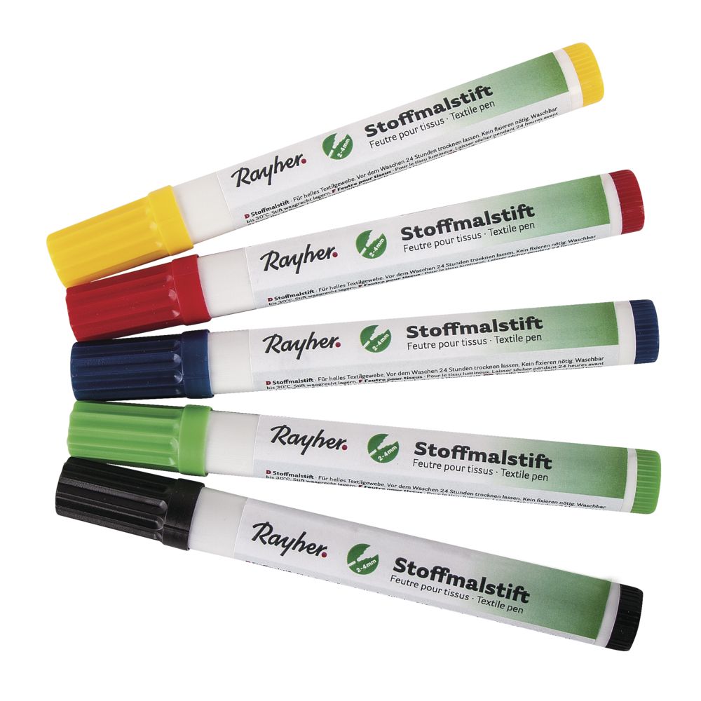 Set Stoffmalstifte gemischt dicke Spitze
