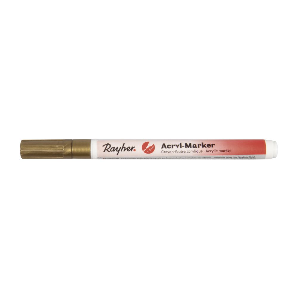Acryl-Marker, gold
