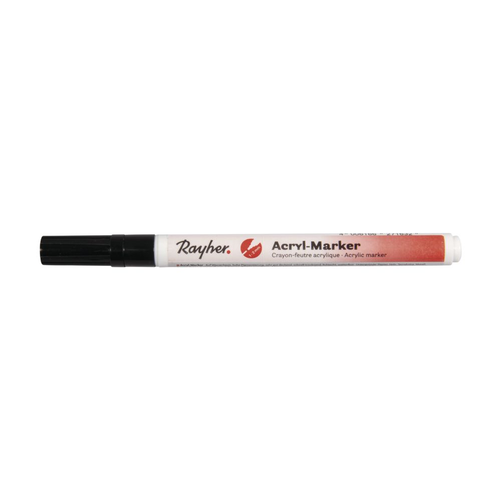 Acryl-Marker, schwarz