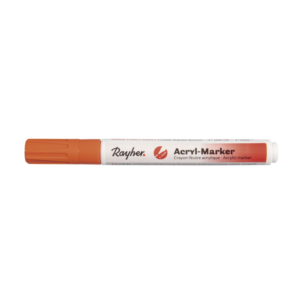 Acryl-Marker, orange, 2- 4 mm