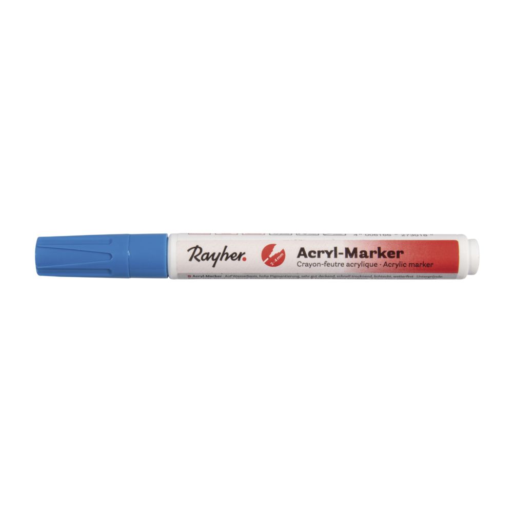 Acryl-Marker, azurblau, 2-4 mm