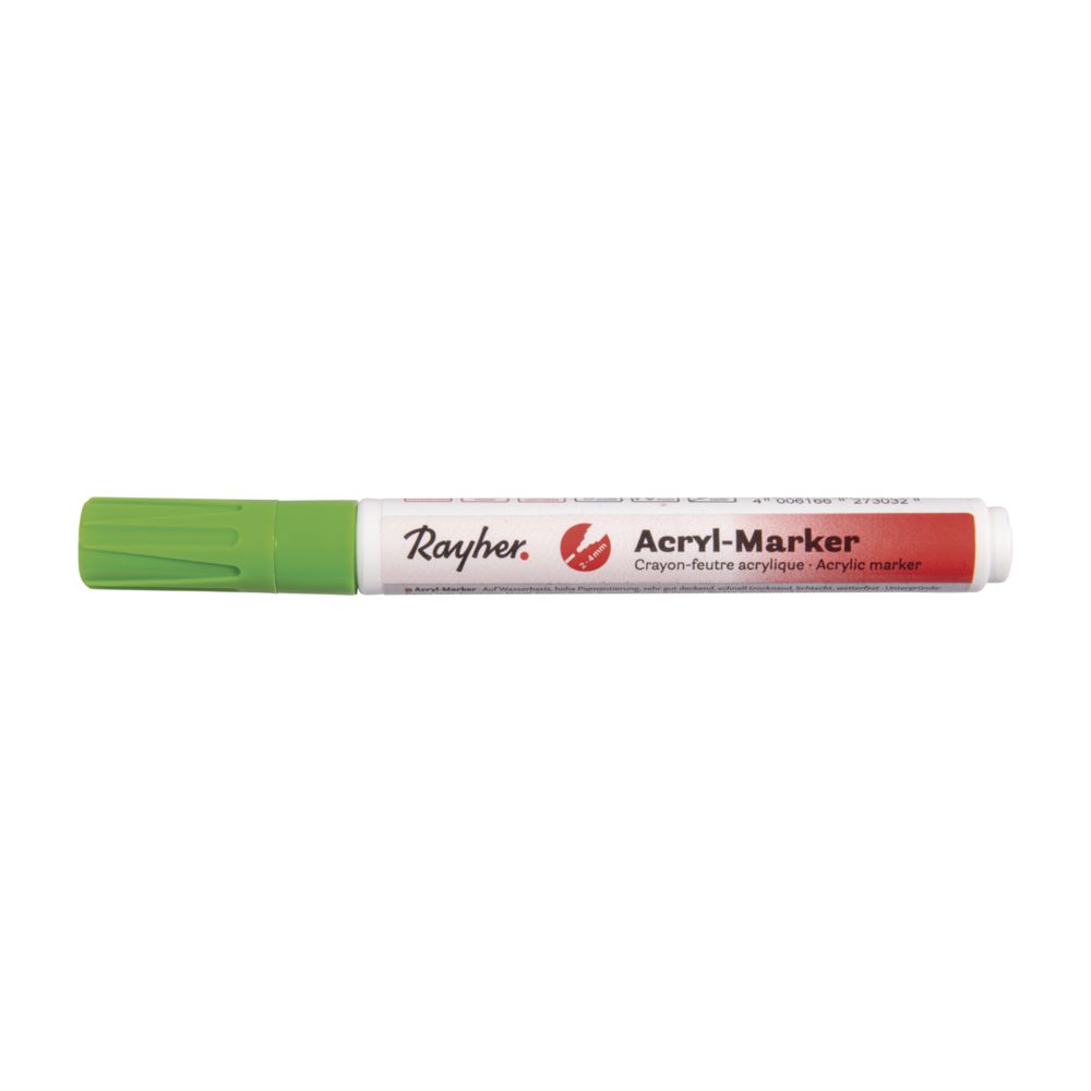 Acryl-Marker, giftgrün, 2-4 mm
