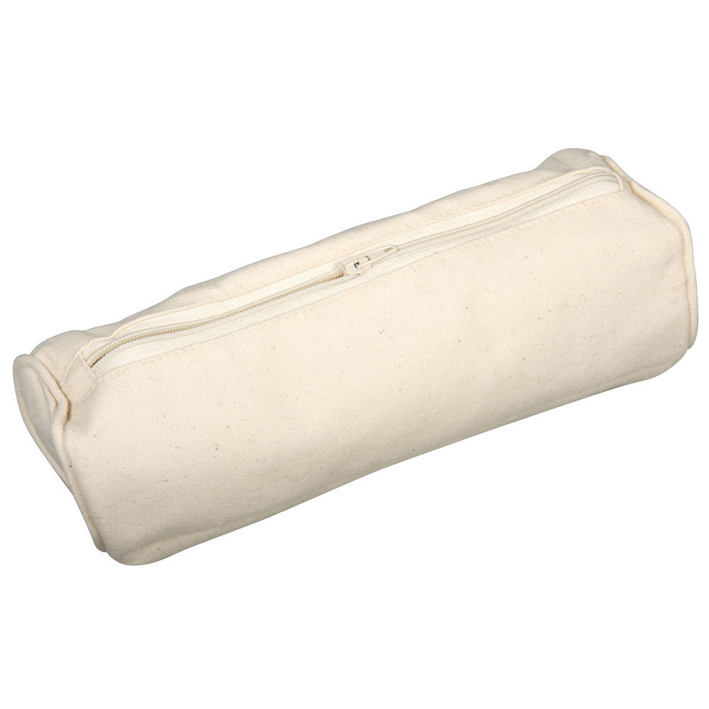 Federtasche mit Reißverschluss, beige