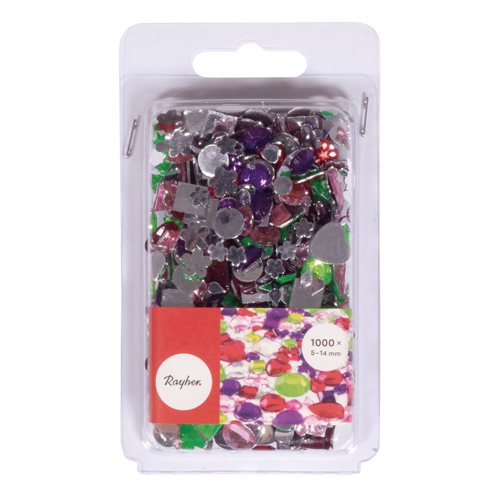 Acryl-Strass-Mix, verschiedene Formen
