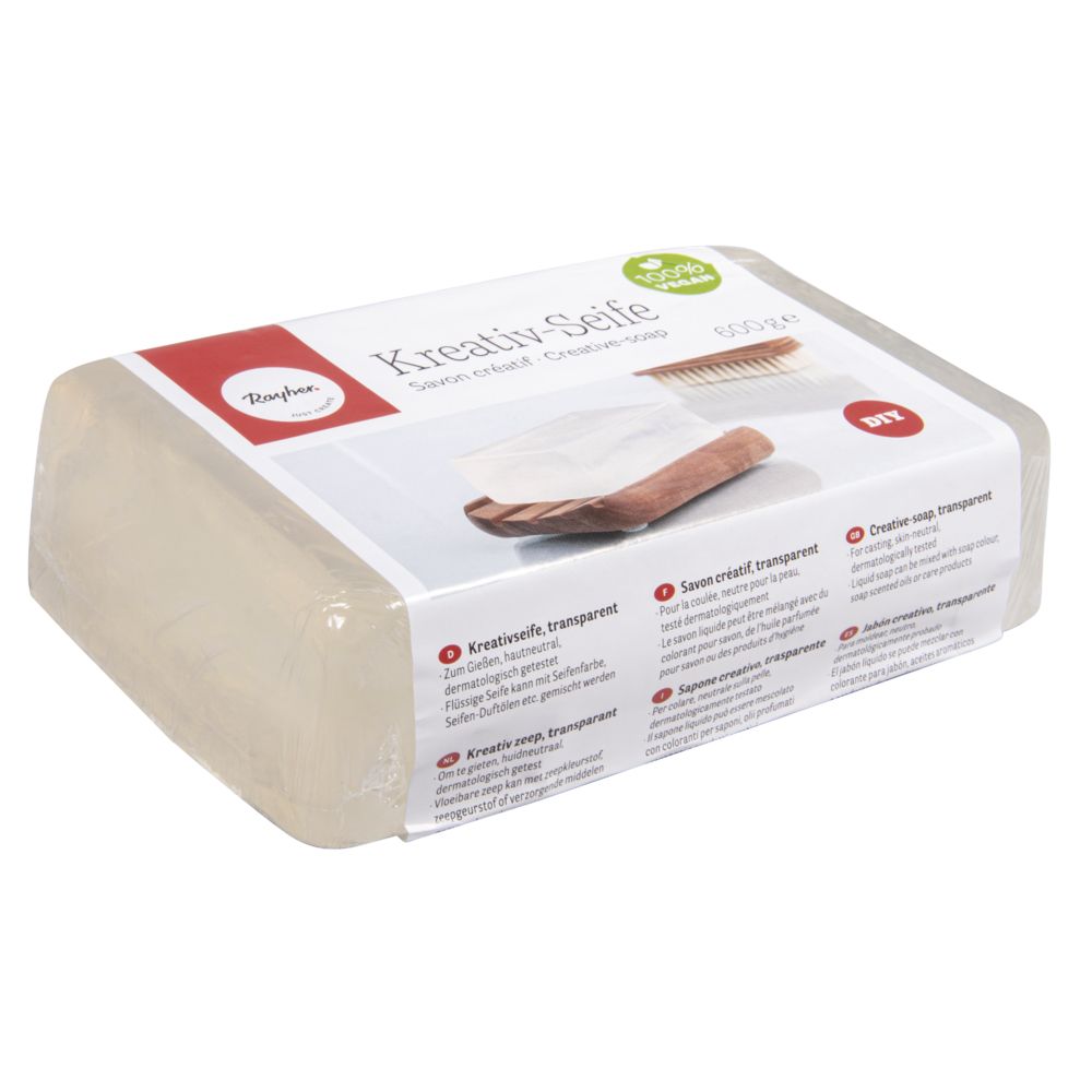 Kreativ-Seife, transparent, 600 g