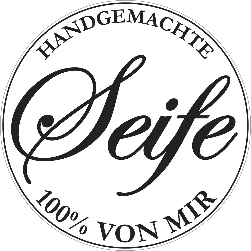 Label Handgemachte Seife…, 45mm ø