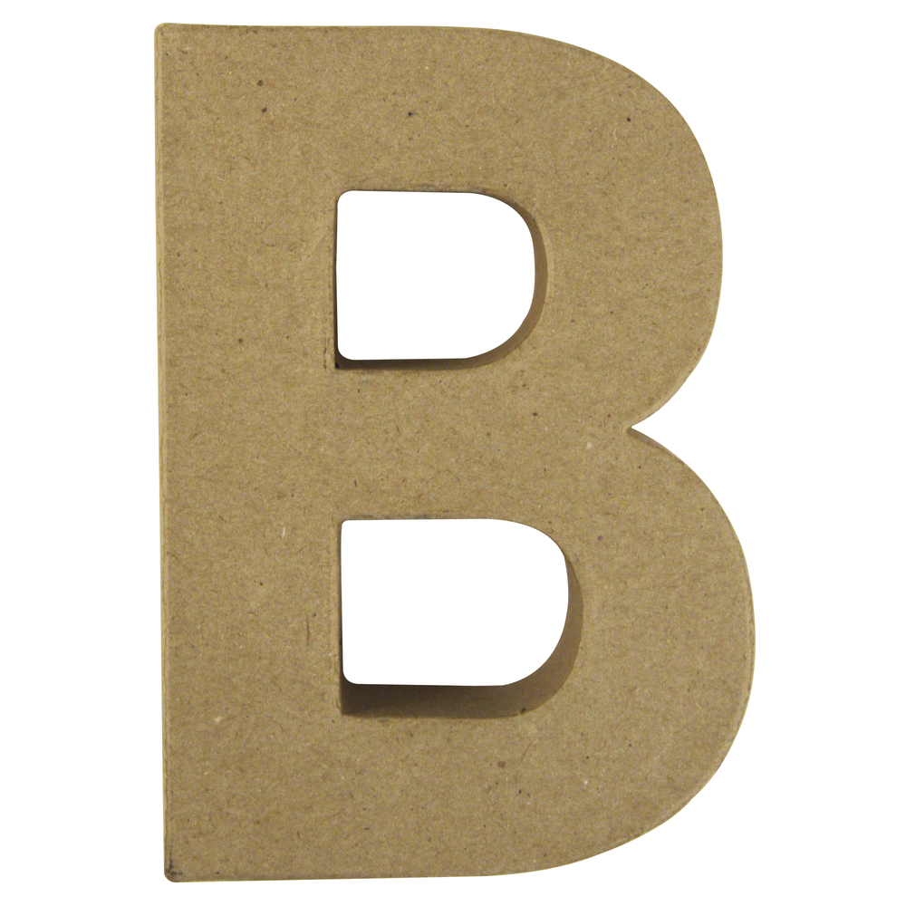 Pappmache Buchstabe B