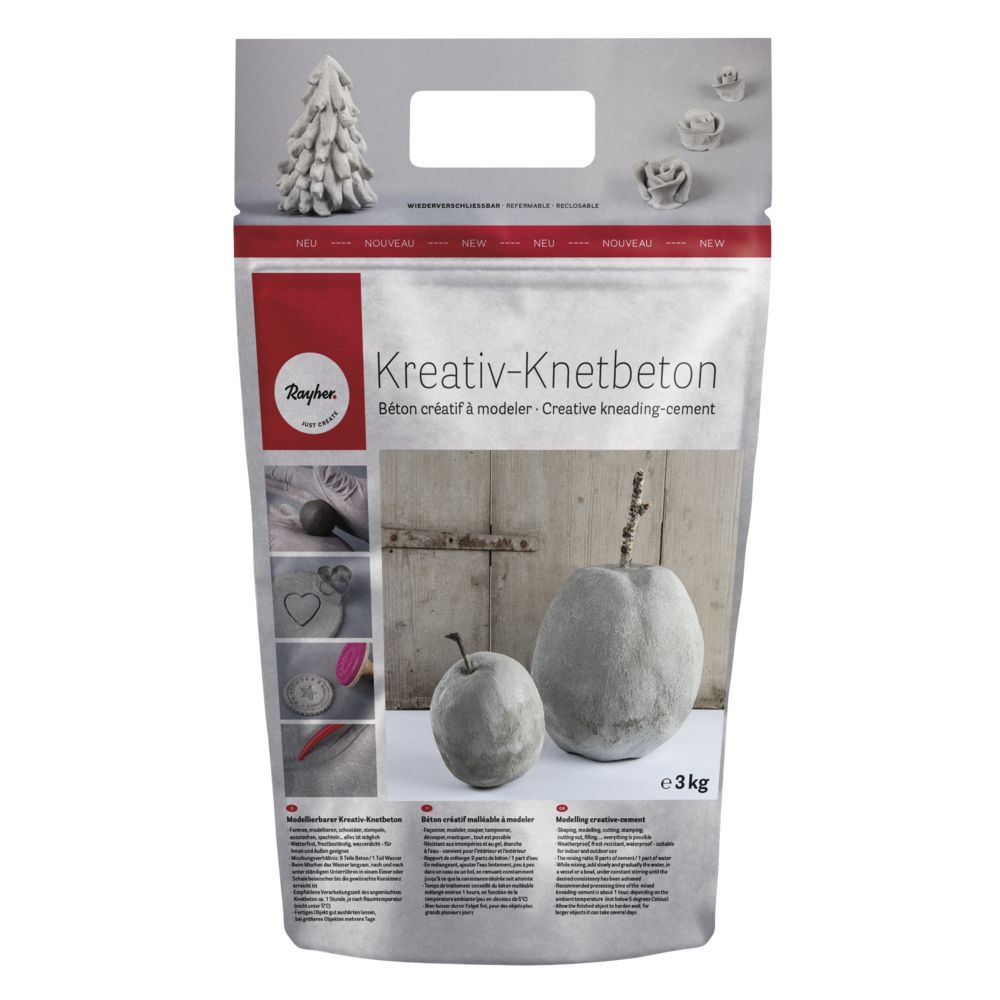Kreativ-Knetbeton Beutel 3kg