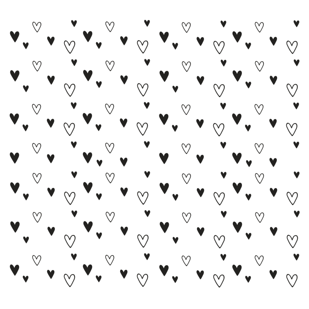 Clear Stamps Hintergrund Herzen