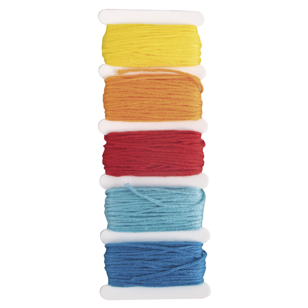 Baumwoll-Garn Stitch & Knot, regenbogen