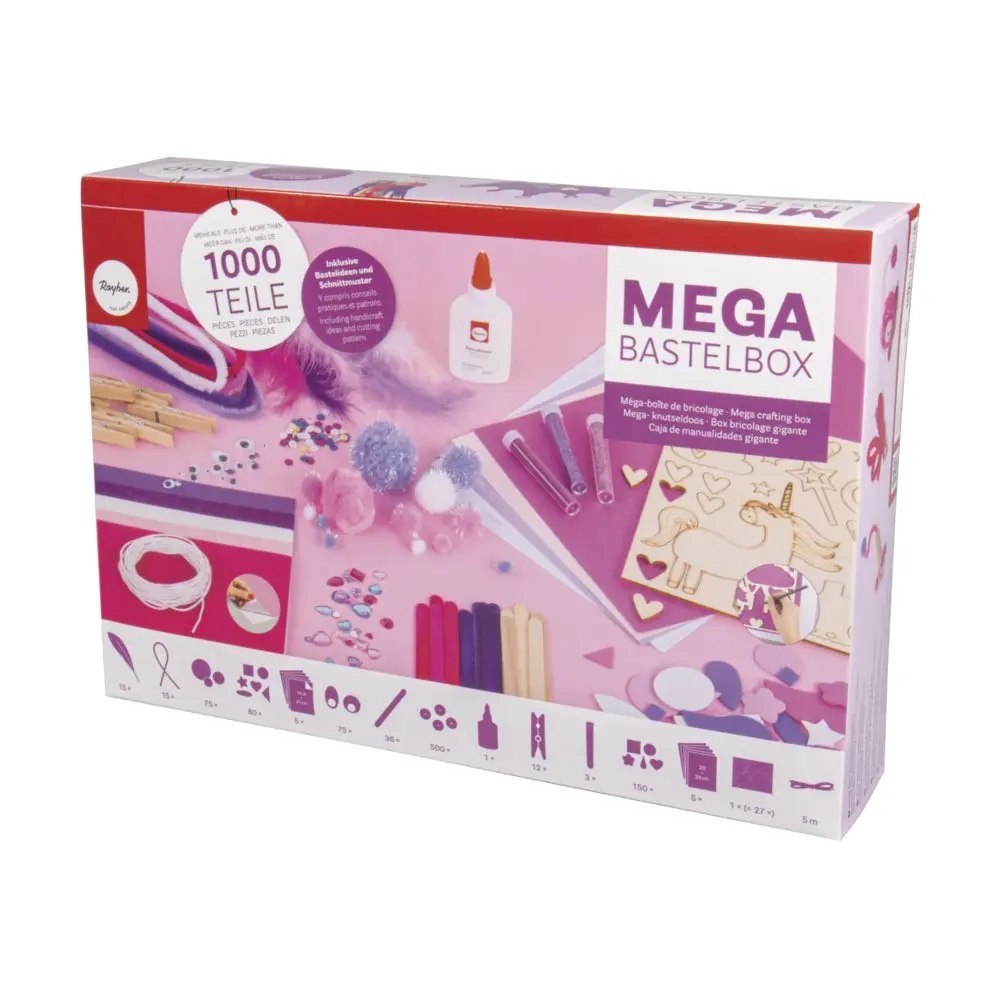 Mega-Bastelbox Unicorn 1.000 Teile