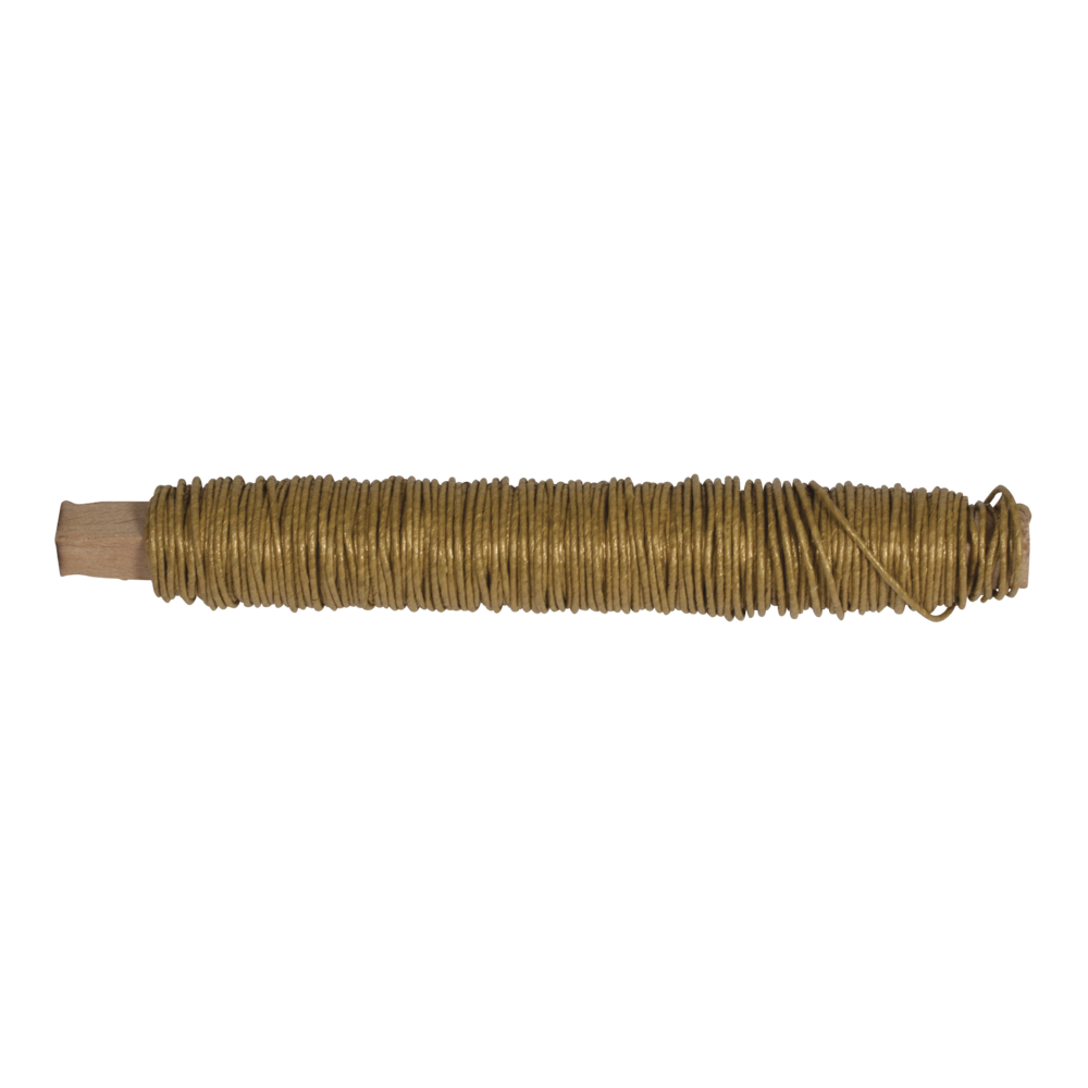 Papierdraht, gold matt