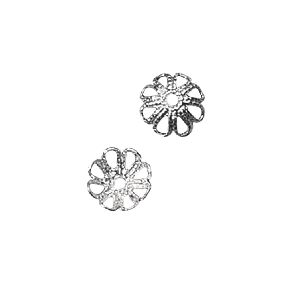Filigrankappel, 7 mm ø, platin