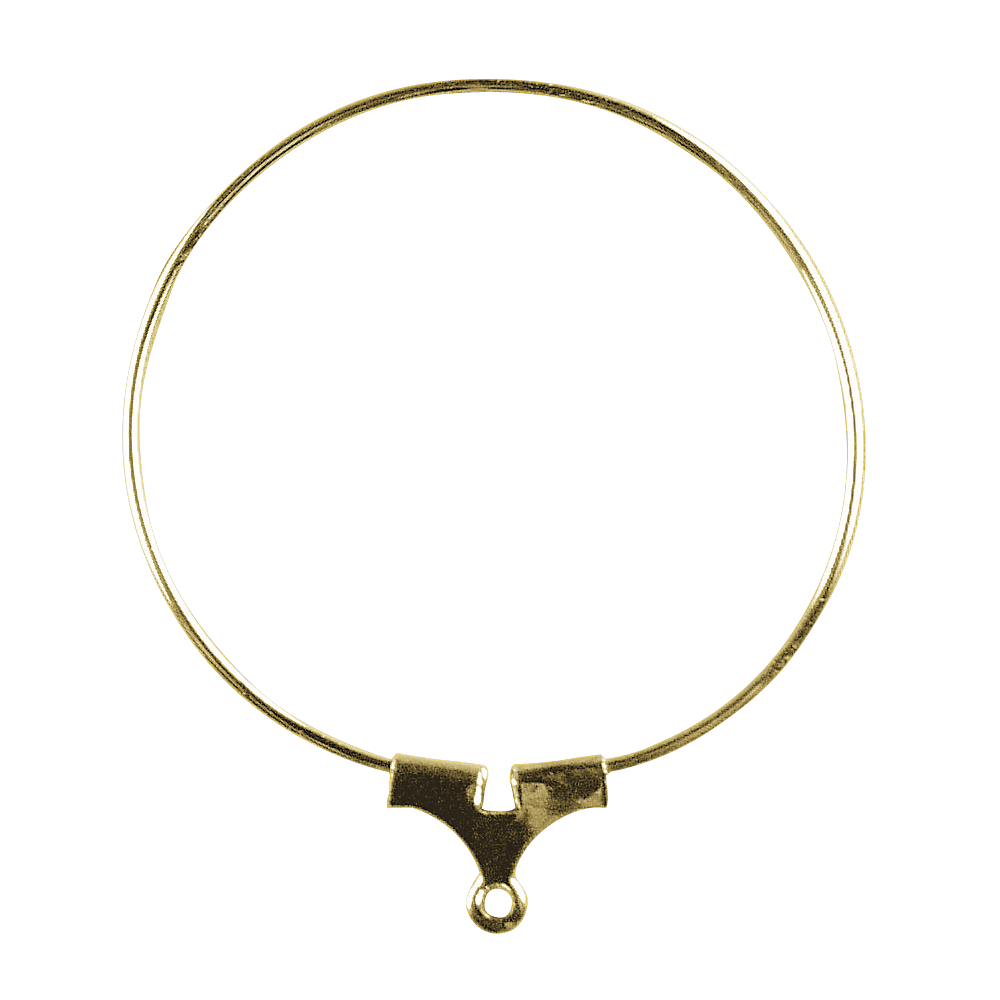 Creole, 30mm ø, gold