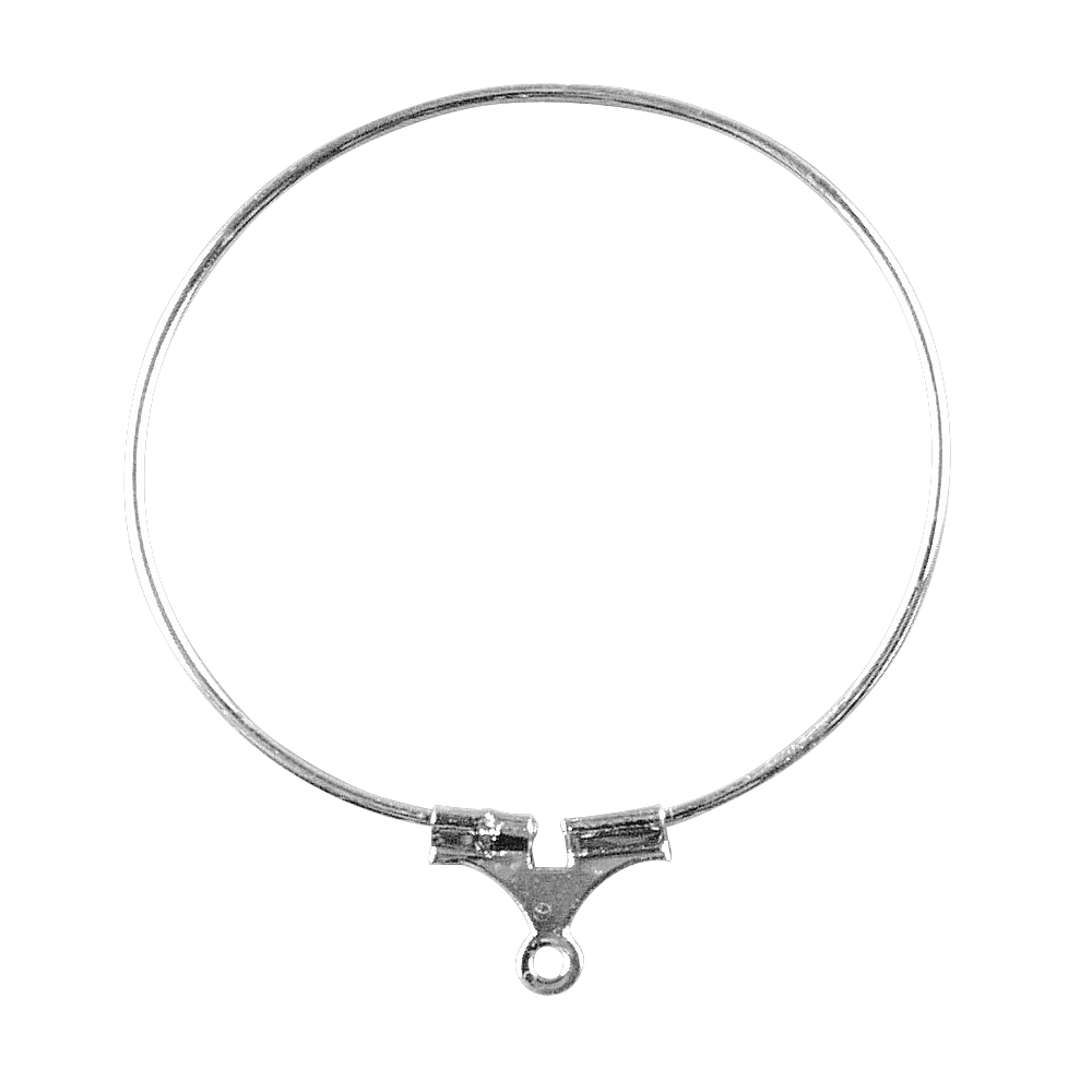 Creole, 30 mm ø, silber