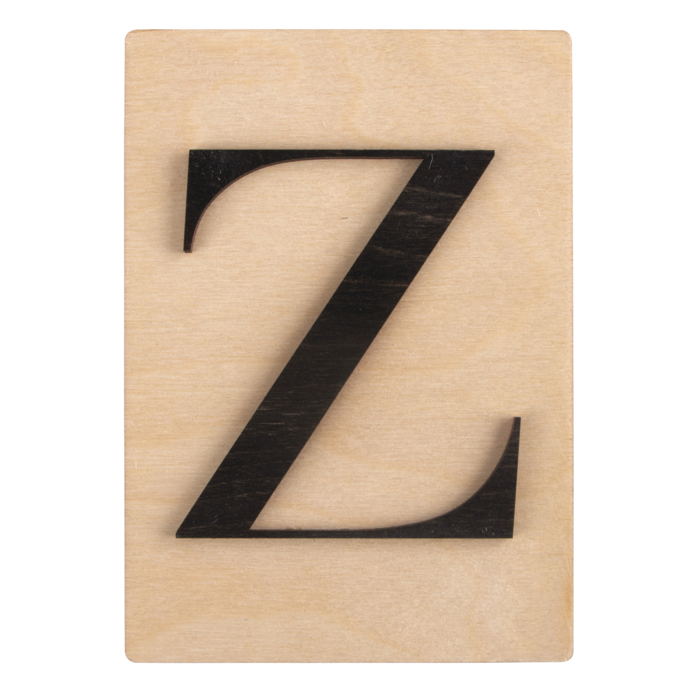 Holz Buchstabe Z