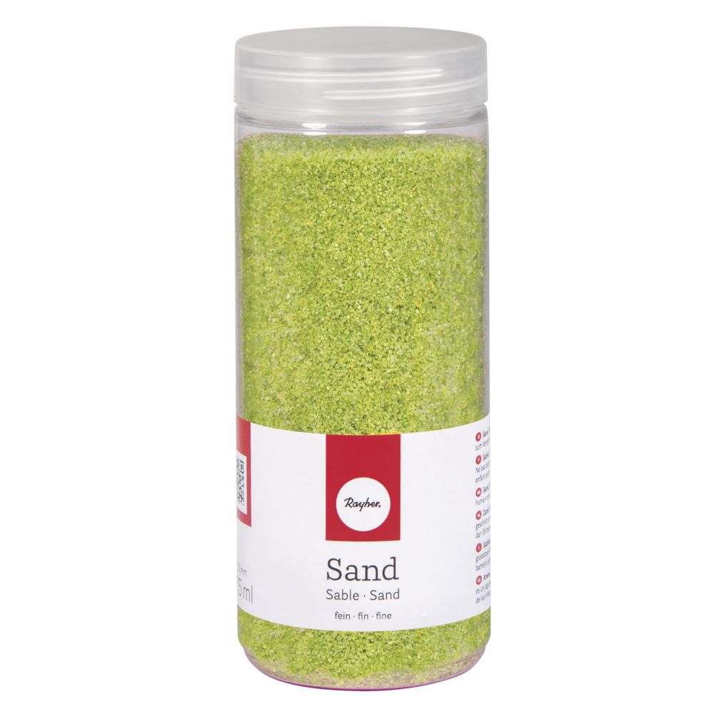 Sand, fein, maigrün