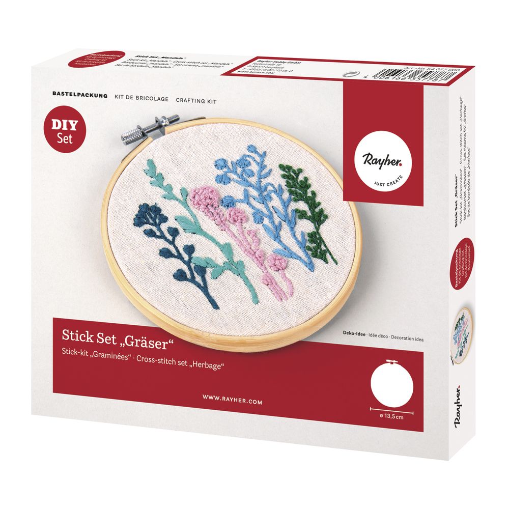 Bastelset Stick Set Gräser