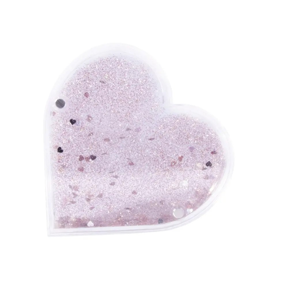 Acryl Magnet-Bilderrahmen Herz + Glitter