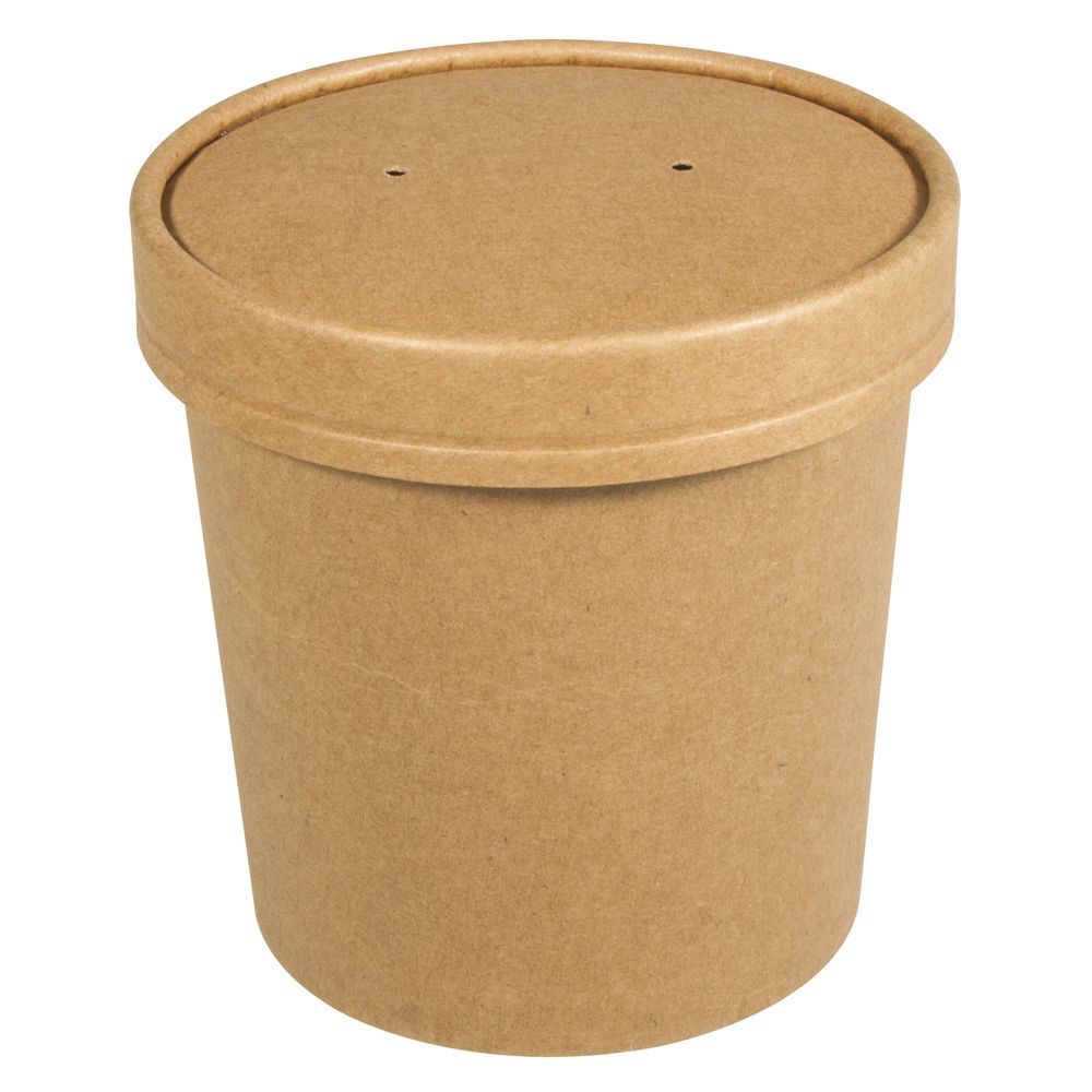 Bio Papp-Becher mit Deckel, 300ml