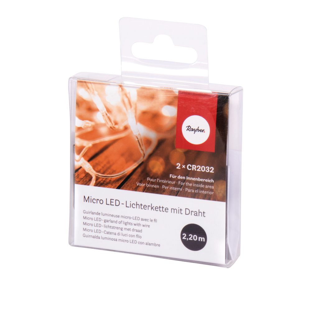 Micro LED-Lichterkette mit Draht