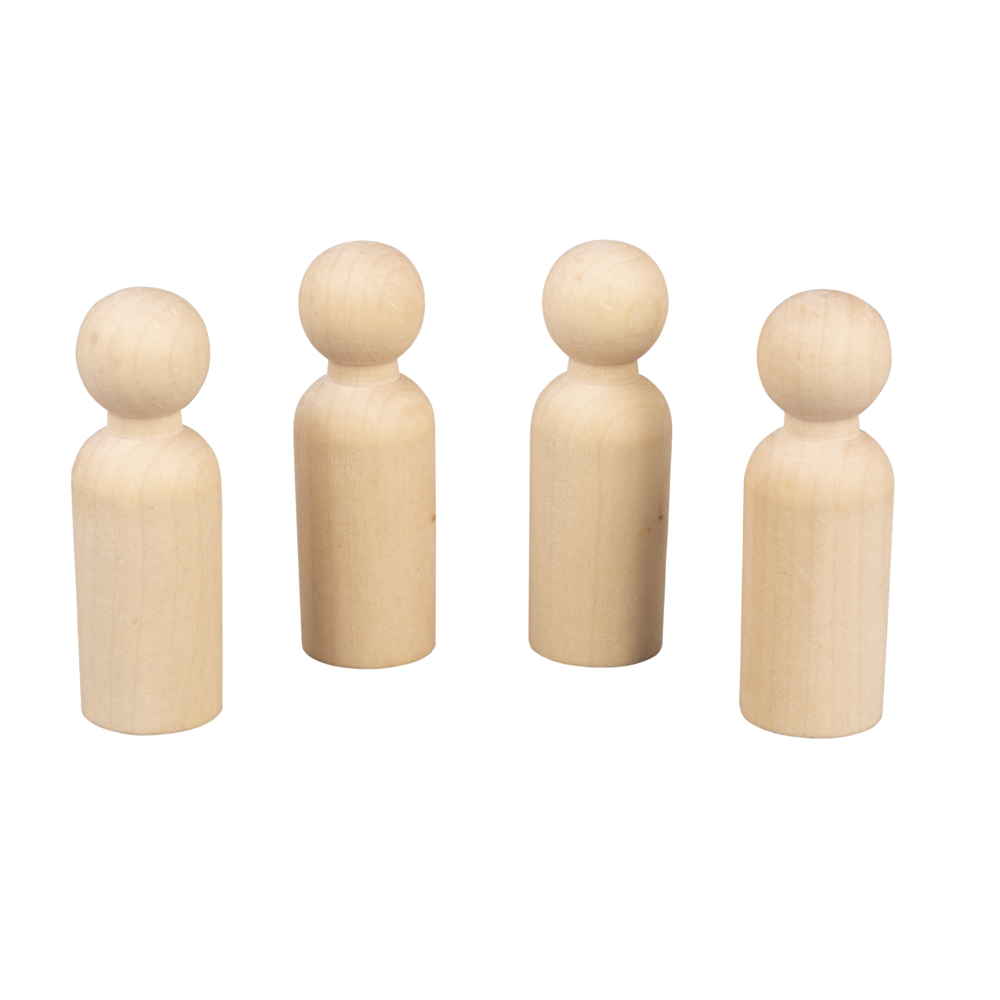 Rohholz Figurenkegel