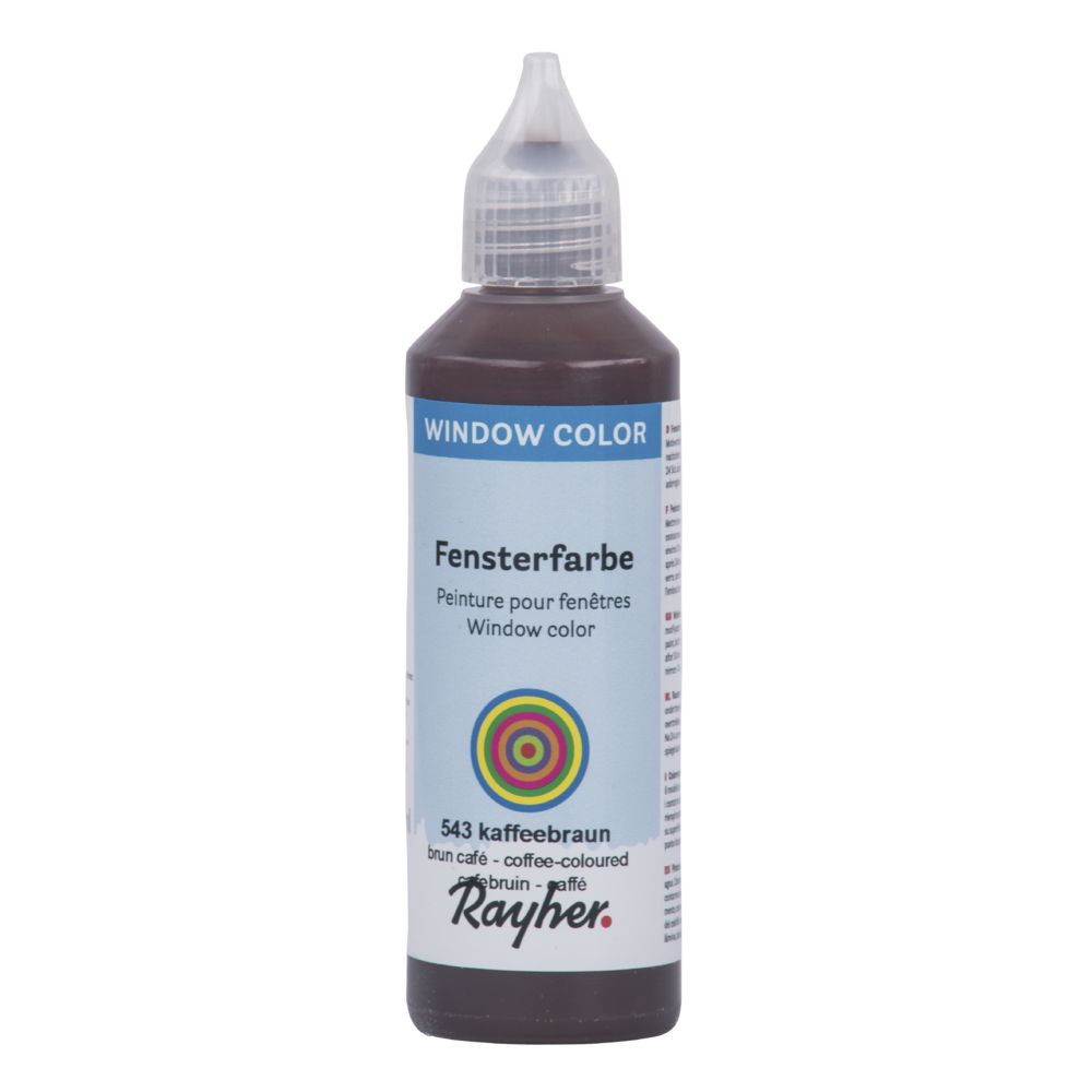 Fensterfarbe easy paint, kaffeebraun