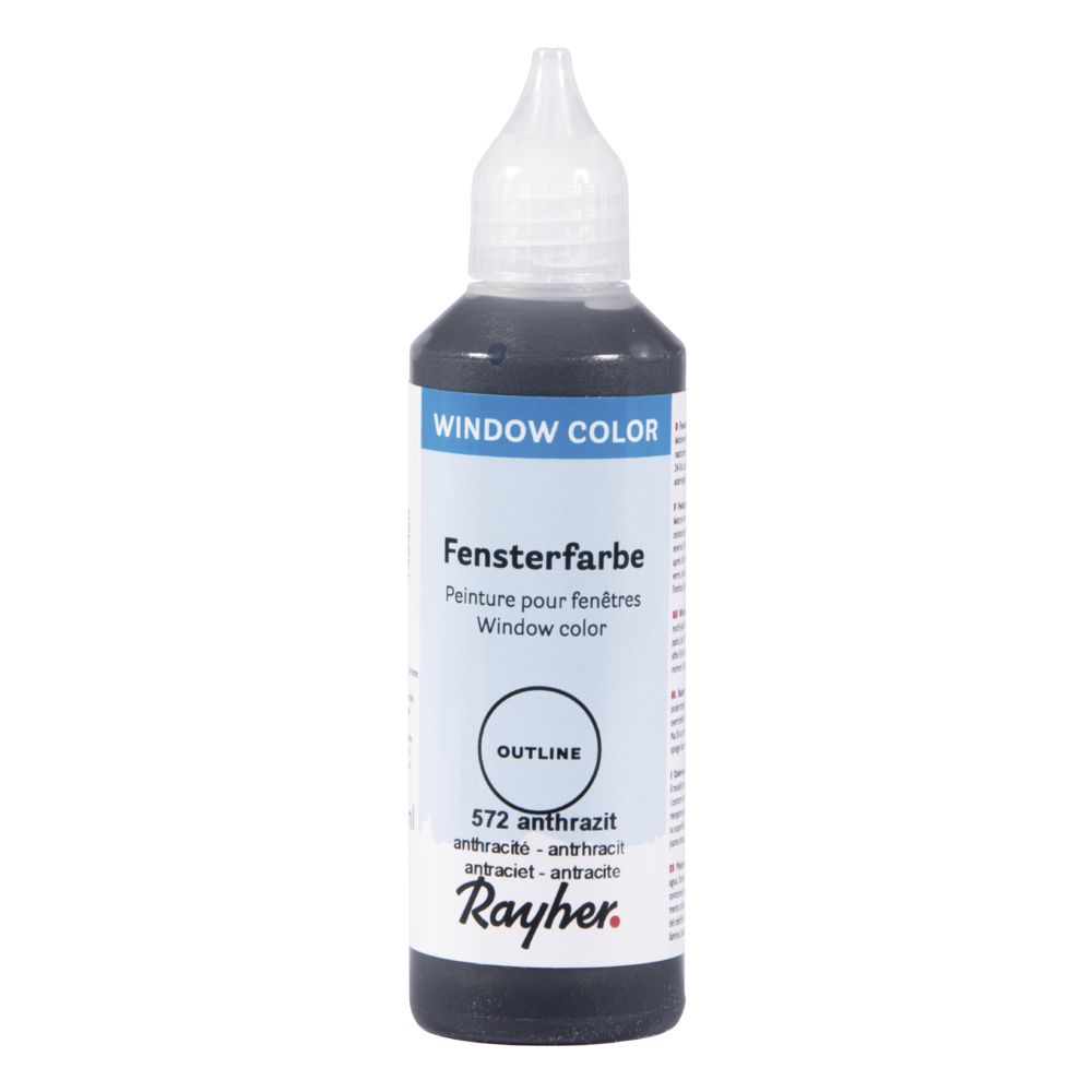 Konturenfarbe easy paint, anthrazit