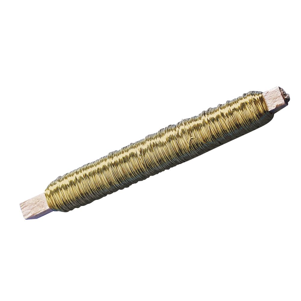 Blumendraht, gold