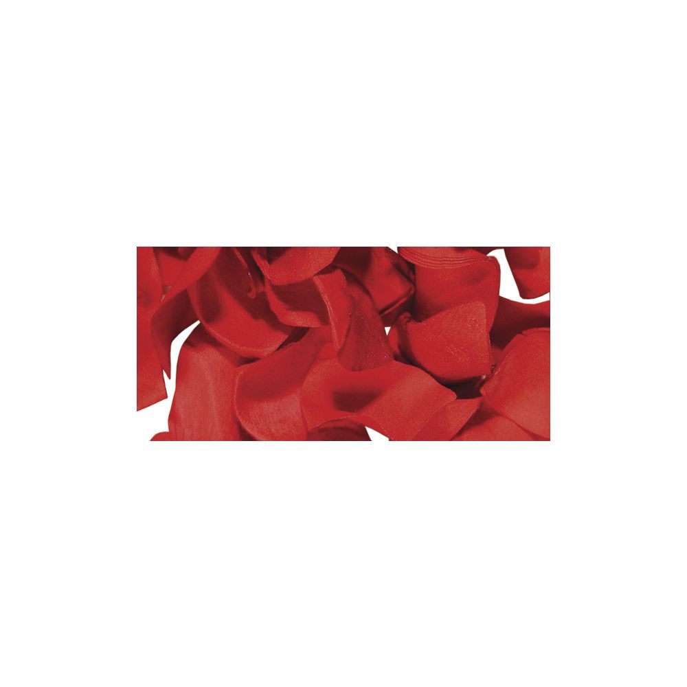 Papier-Blütenblätter, 2,5cm ø, rot