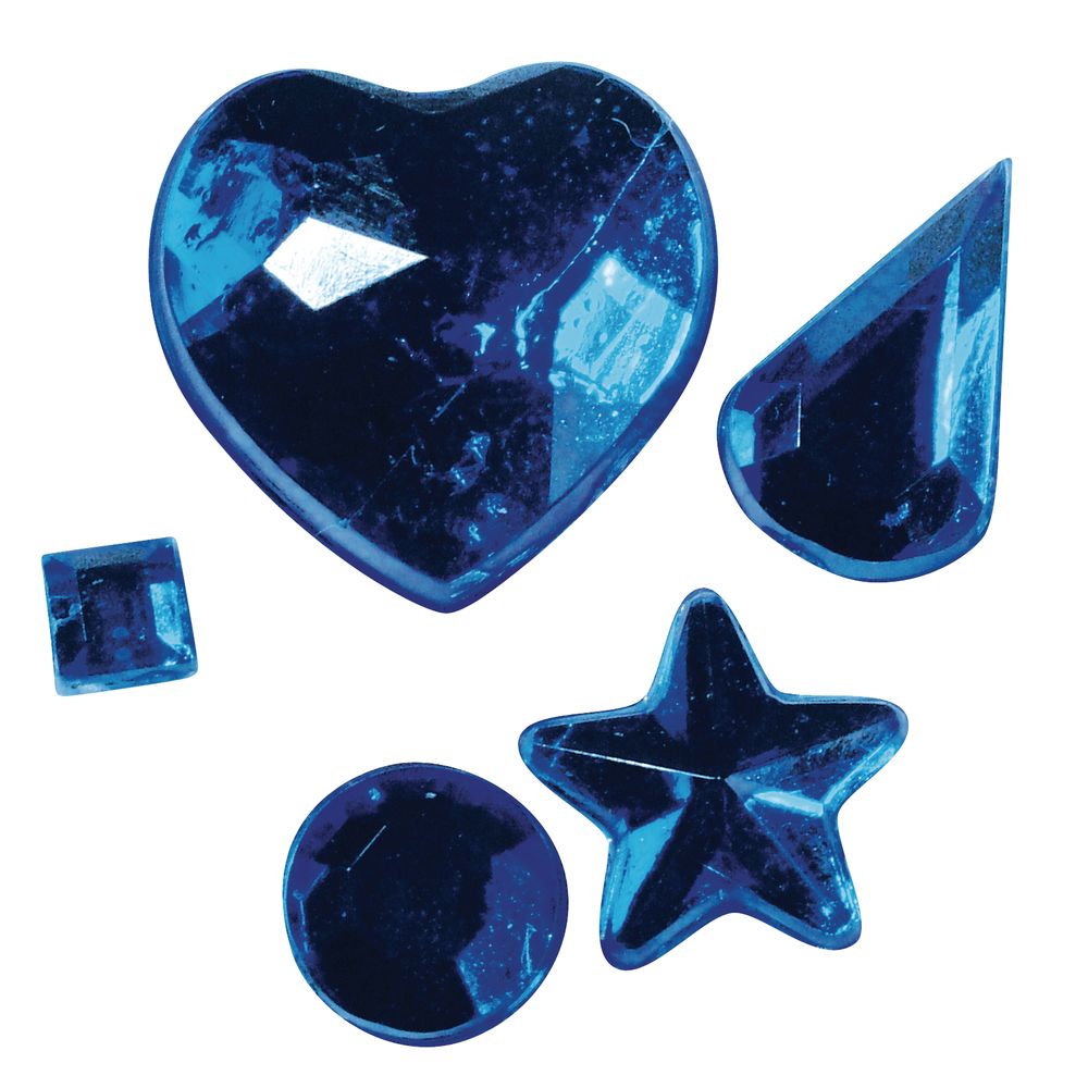 Acryl-Strasssteine zum Aufkleben dunkelblau