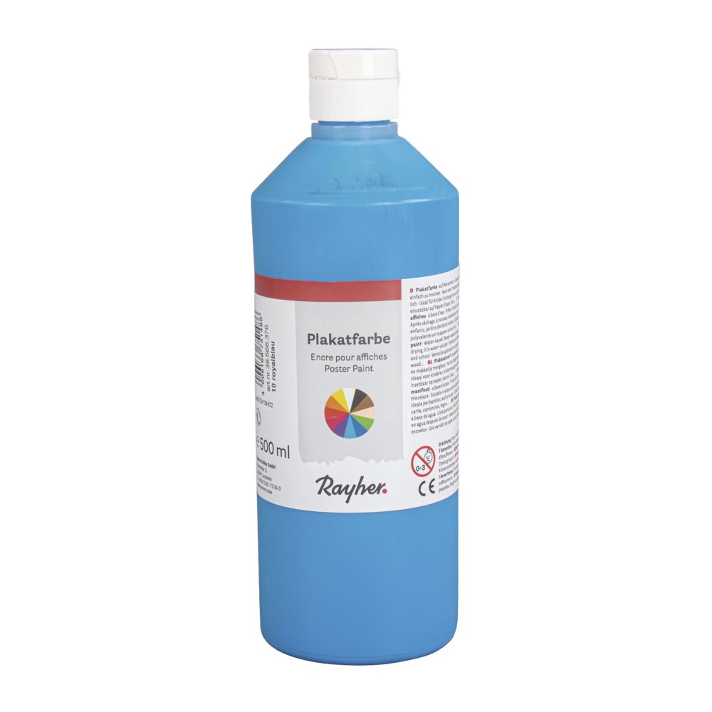 Plakatfarbe royalblau 500 ml