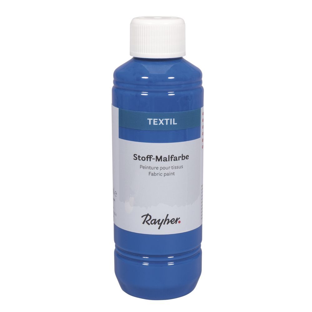 Stoffmalfarbe azurblau, 250 ml
