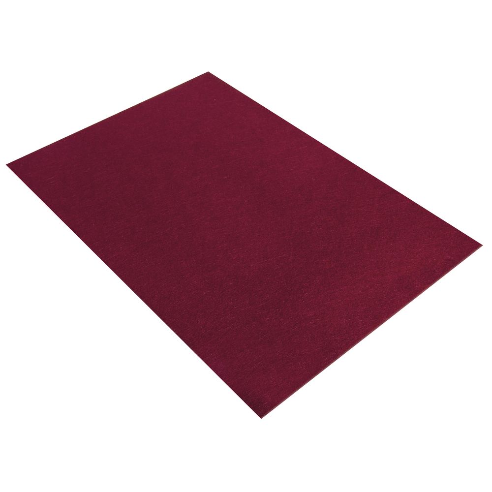 Textilfilz, weinrot 30 x 45 x 0,2 cm