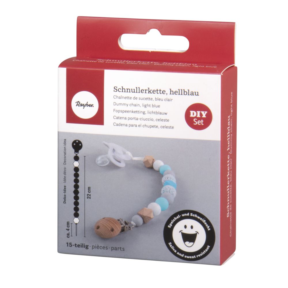Bastelset Schnullerkette mint