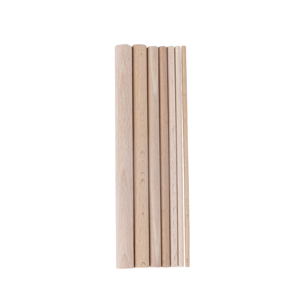 Dot Painting Holzsticks sortiert