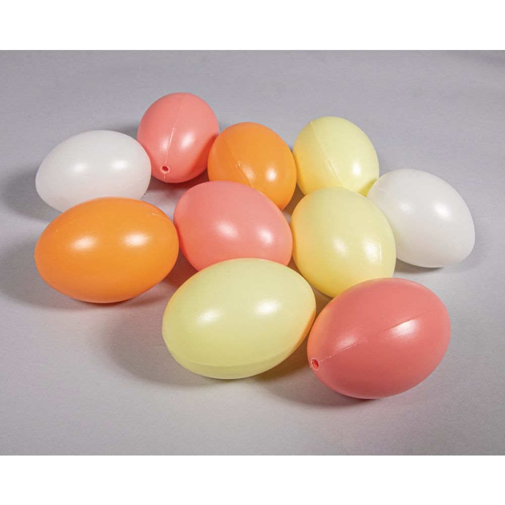Plastik Eier, apricot